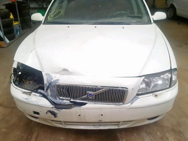 YV1TS92D321272108 - 2002 VOLVO S80 WHITE photo 7