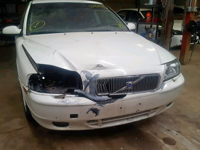 YV1TS92D321272108 - 2002 VOLVO S80 WHITE photo 9