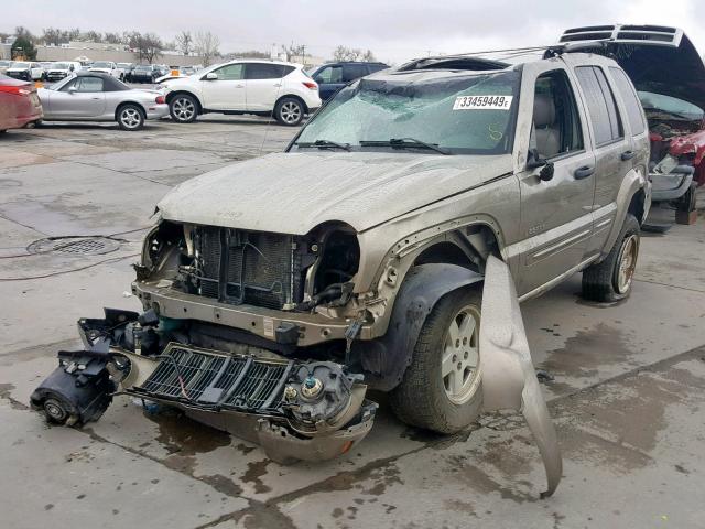 1J4GL58K34W149265 - 2004 JEEP LIBERTY LI TAN photo 2