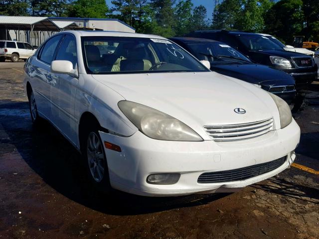 JTHBF30G030108966 - 2003 LEXUS ES 300 WHITE photo 1