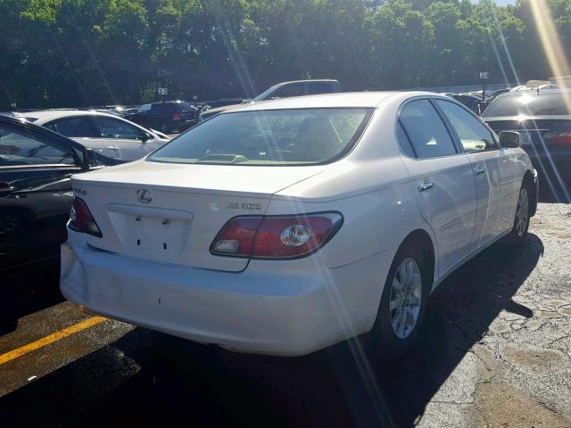 JTHBF30G030108966 - 2003 LEXUS ES 300 WHITE photo 4