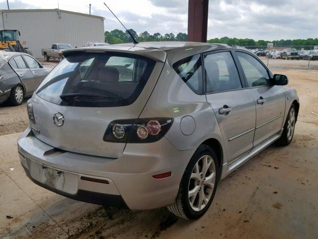 JM1BK143071702692 - 2007 MAZDA 3 HATCHBAC SILVER photo 4