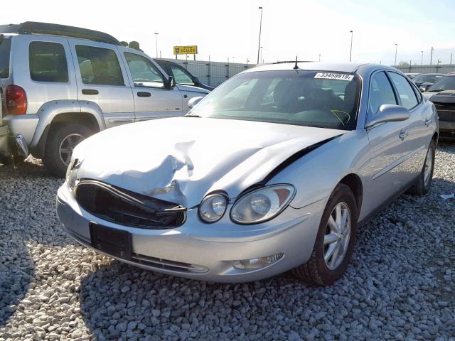 2G4WC532451274093 - 2005 BUICK LACROSSE C SILVER photo 2