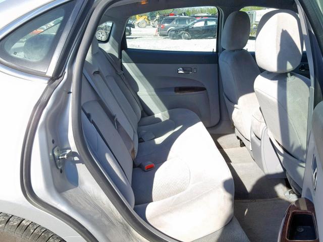 2G4WC532451274093 - 2005 BUICK LACROSSE C SILVER photo 6