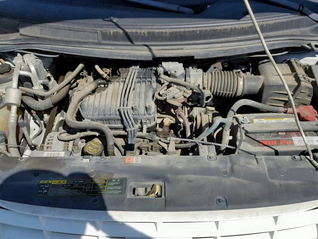 2FMZA51674BB28756 - 2004 FORD FREESTAR S WHITE photo 7