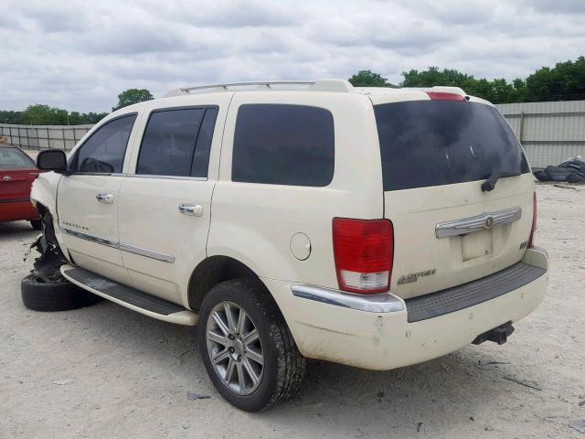 1A8HX58228F118666 - 2008 CHRYSLER ASPEN LIMI WHITE photo 3