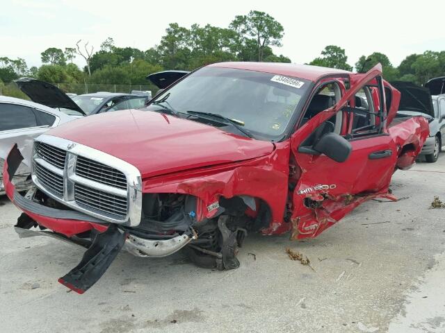 1D7HA18D74S722370 - 2004 DODGE RAM 1500 Q RED photo 2