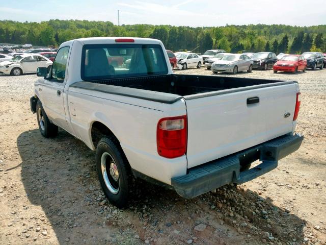 1FTYR10U24PA60456 - 2004 FORD RANGER WHITE photo 3