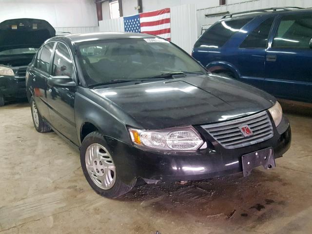 1G8AJ58FX7Z195791 - 2007 SATURN ION LEVEL BLACK photo 1