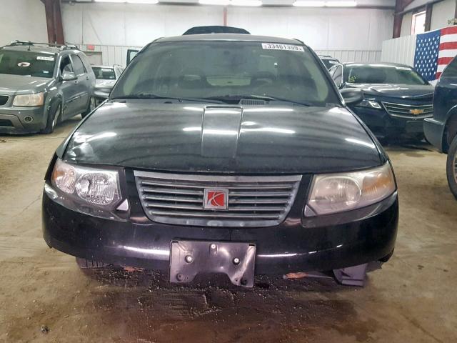 1G8AJ58FX7Z195791 - 2007 SATURN ION LEVEL BLACK photo 9