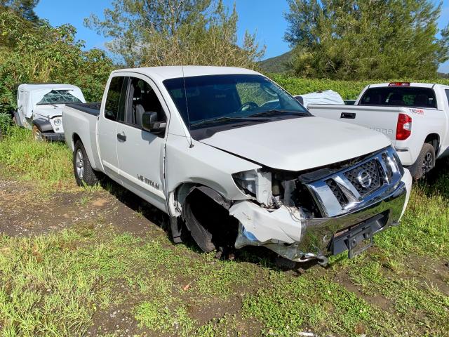 1N6AA0CC1BN302553 - 2011 NISSAN TITAN S WHITE photo 1