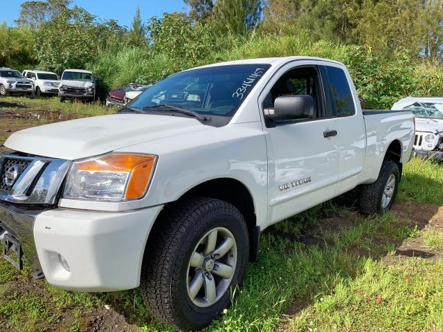 1N6AA0CC1BN302553 - 2011 NISSAN TITAN S WHITE photo 2