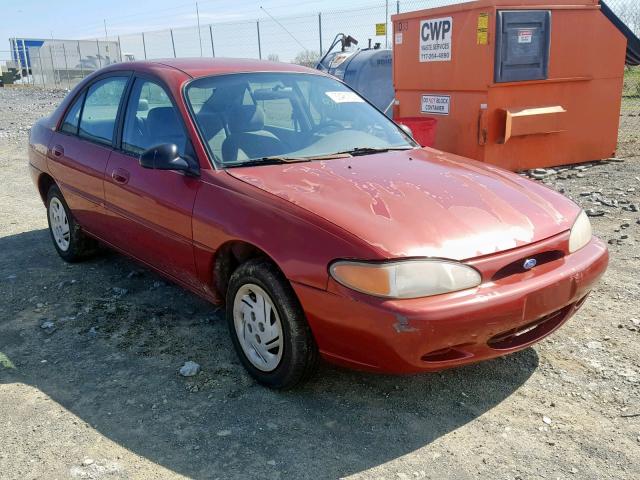 1FALP13P8VW272927 - 1997 FORD ESCORT LX RED photo 1