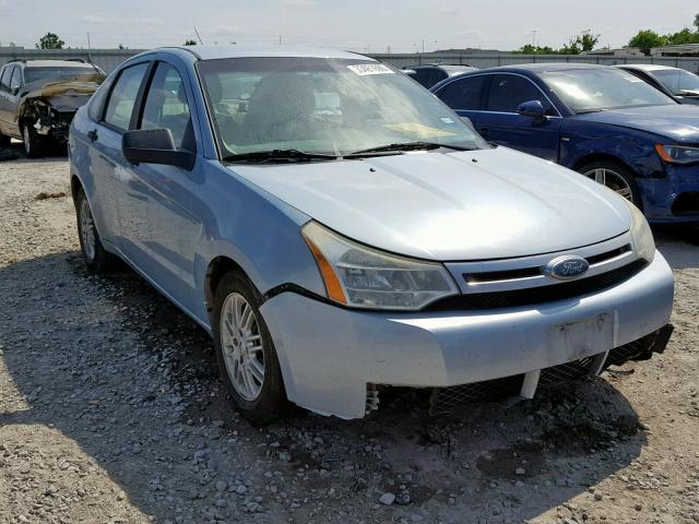 1FAHP34N88W162141 - 2008 FORD FOCUS S/SE BLUE photo 1