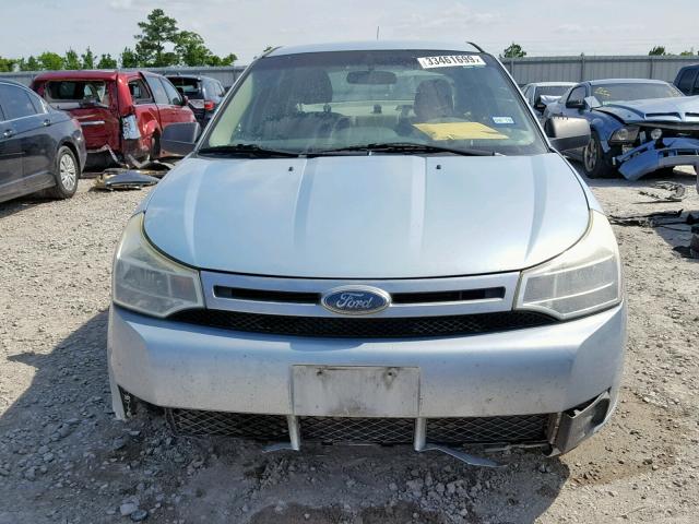 1FAHP34N88W162141 - 2008 FORD FOCUS S/SE BLUE photo 9