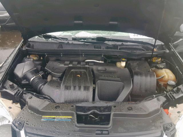 1G1AZ54F357641415 - 2005 CHEVROLET COBALT LT BLACK photo 7