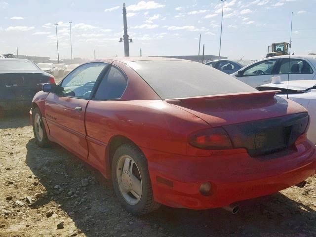 3G2JD12T71S150627 - 2001 PONTIAC SUNFIRE GT RED photo 3