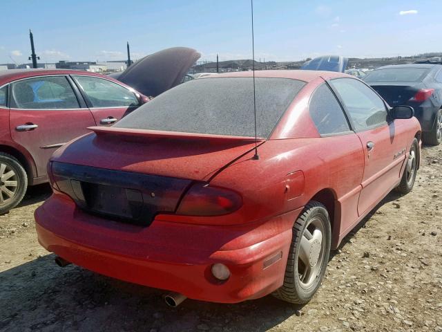 3G2JD12T71S150627 - 2001 PONTIAC SUNFIRE GT RED photo 4