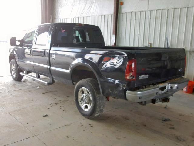 1FTWW31Y85EC54726 - 2005 FORD F350 SRW S BLACK photo 3