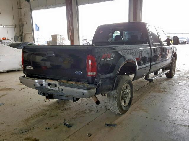 1FTWW31Y85EC54726 - 2005 FORD F350 SRW S BLACK photo 4