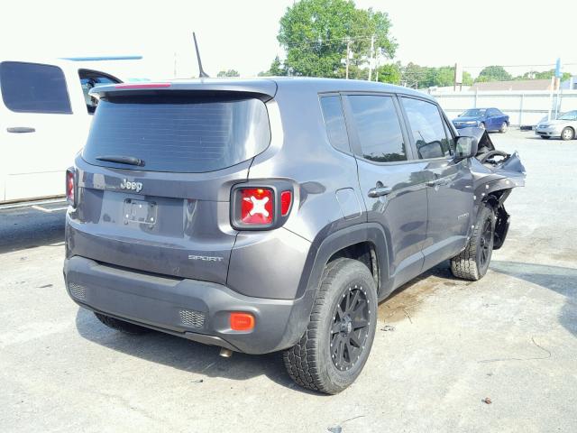 ZACCJAAB0HPE78618 - 2017 JEEP RENEGADE S Grafit foto 4