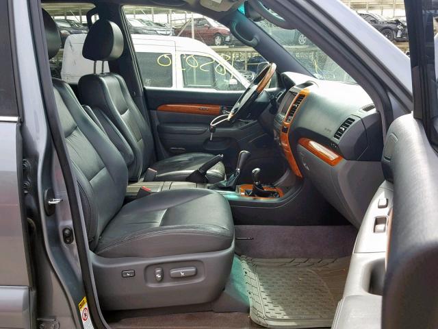 JTJBT20XX70128410 - 2007 LEXUS GX 470 GRAY photo 5