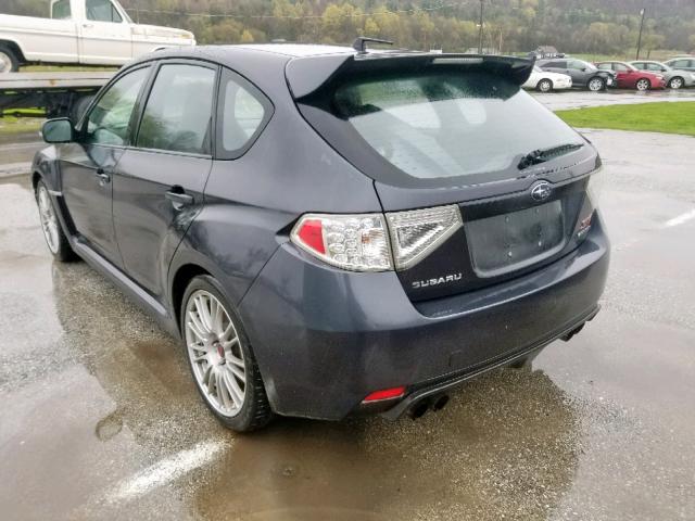 JF1GR89668L833098 - 2008 SUBARU IMPREZA WR GRAY photo 3