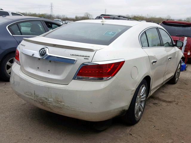 1G4GC5EC3BF333567 - 2011 BUICK LACROSSE C WHITE photo 4