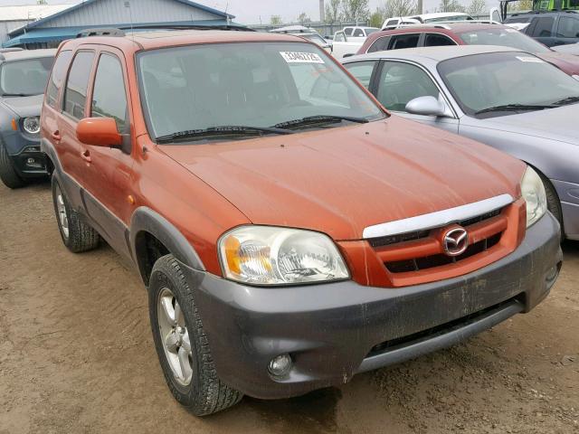 4F2CZ96185KM01962 - 2005 MAZDA TRIBUTE S ORANGE photo 1