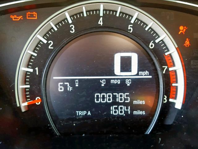 SHHFK7G43JU200751 - 2018 HONDA CIVIC SPOR BLACK photo 8