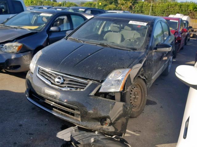 3N1AB6AP1CL739286 - 2012 NISSAN SENTRA 2.0 BLACK photo 2