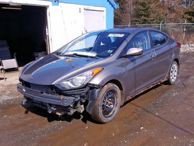 5NPDH4AEXCH108497 - 2012 HYUNDAI ELANTRA GLS  photo 2