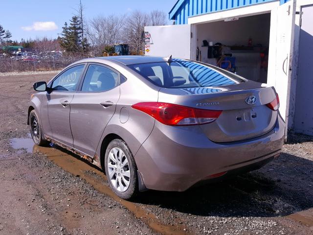 5NPDH4AEXCH108497 - 2012 HYUNDAI ELANTRA GLS  photo 3