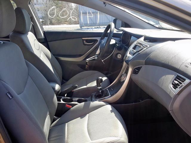 5NPDH4AEXCH108497 - 2012 HYUNDAI ELANTRA GLS  photo 5