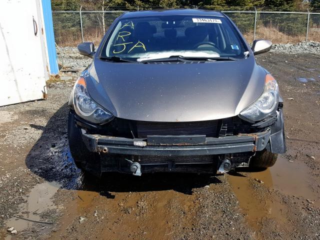 5NPDH4AEXCH108497 - 2012 HYUNDAI ELANTRA GLS  photo 9