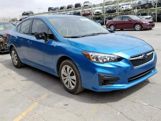 4S3GKAA64J3610730 - 2018 SUBARU IMPREZA BLUE photo 1