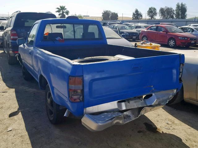 4TARN81AXRZ163421 - 1994 TOYOTA PICKUP 1/2 BLUE photo 3