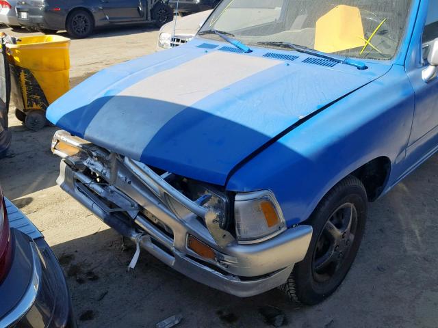 4TARN81AXRZ163421 - 1994 TOYOTA PICKUP 1/2 BLUE photo 9