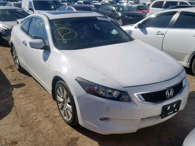 1HGCS228X9A007651 - 2009 HONDA ACCORD EXL WHITE photo 1