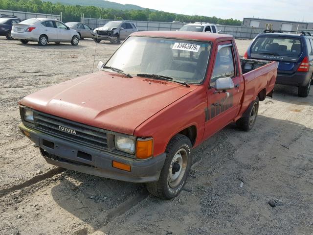 JT4RN50R5H0230164 - 1987 TOYOTA PICKUP 1/2 RED photo 2