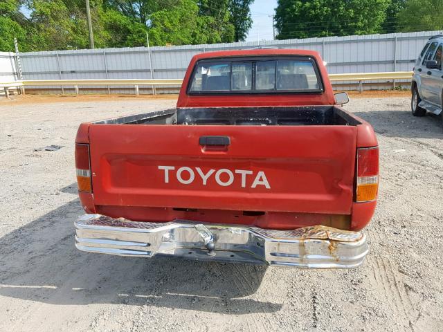 JT4RN50R5H0230164 - 1987 TOYOTA PICKUP 1/2 RED photo 6