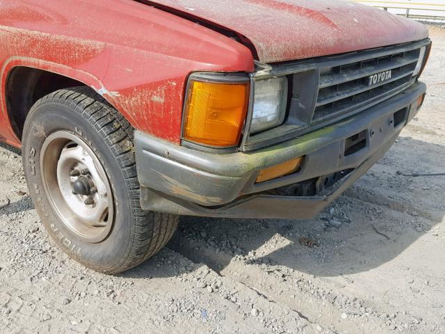 JT4RN50R5H0230164 - 1987 TOYOTA PICKUP 1/2 RED photo 9