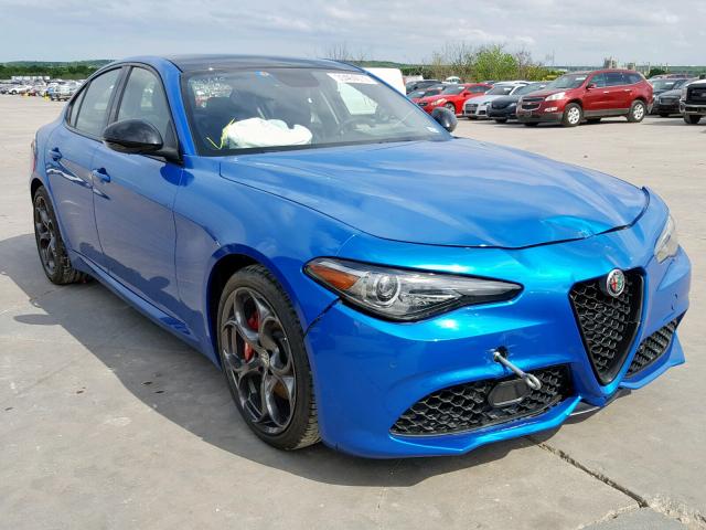 ZARFAECN7J7596931 - 2018 ALFA ROMEO GIULIA TI BLUE photo 1