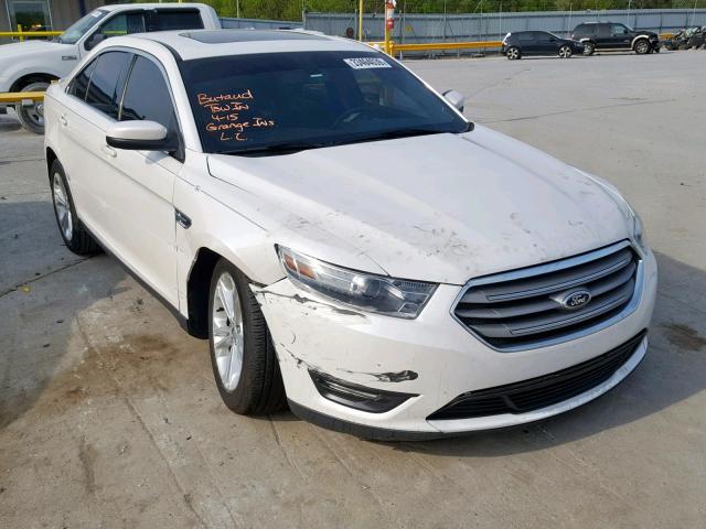 1FAHP2E88DG203617 - 2013 FORD TAURUS SEL WHITE photo 1