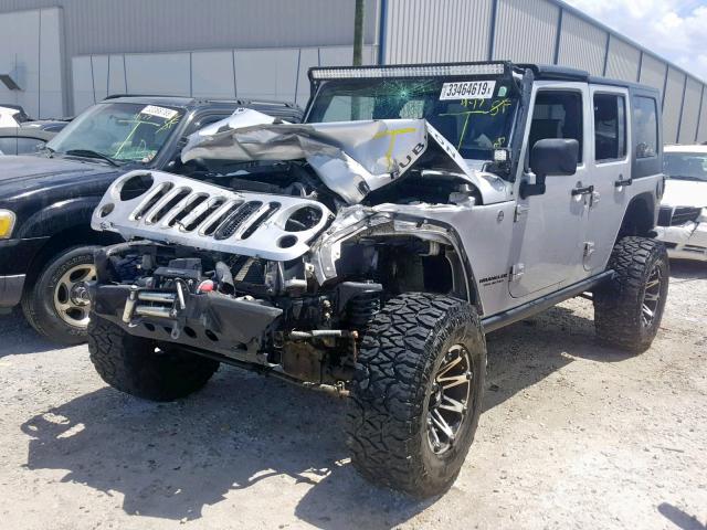 1J8GA69158L587180 - 2008 JEEP WRANGLER U SILVER photo 2