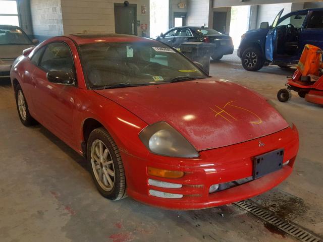 4A3AC44G0YE162250 - 2000 MITSUBISHI ECLIPSE GS RED photo 1