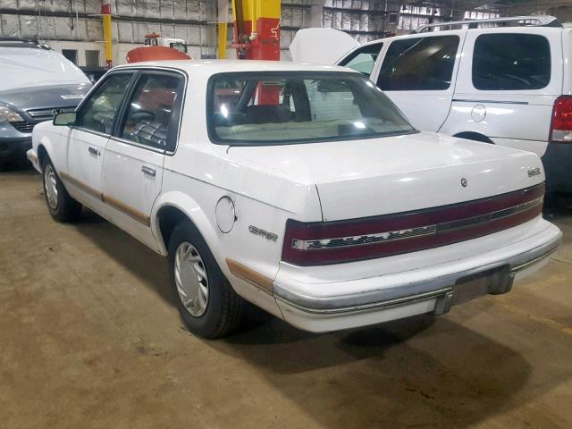 1G4AG55M9S6415600 - 1995 BUICK CENTURY SP WHITE photo 3