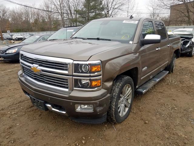 3GCUKTEC2EG275081 - 2014 CHEVROLET SILVERADO K1500 HIGH COUNTRY  photo 2