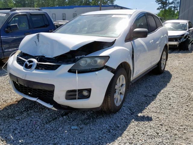 JM3ER293070106373 - 2007 MAZDA CX-7 WHITE photo 2