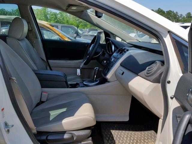 JM3ER293070106373 - 2007 MAZDA CX-7 WHITE photo 5